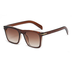 Men's Retro Square 'The Captain' Plastic Sunglasses