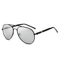 Men's  Polarized Pilot 'Dr. Johnny Dep'  Metal Sunglasses