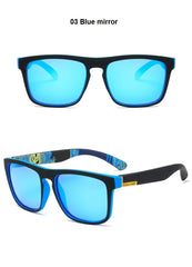 Men's Polarized Square 'Die Hard' Plastic Sunglasses