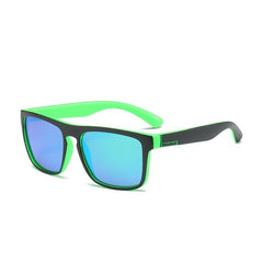 Men's Polarized Square 'Die Hard' Plastic Sunglasses