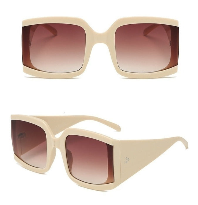 Women's Oversized 'Coney Flare' Square Sunglasses