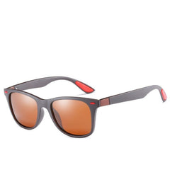 Men's Polarized Pilot 'Blue Dragon' Plastic Sunglasses