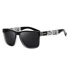 Men's Polarized Square 'Die Hard' Plastic Sunglasses