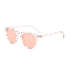 Women's Polarized Oval 'Love Angle' Plastic Sunglasses