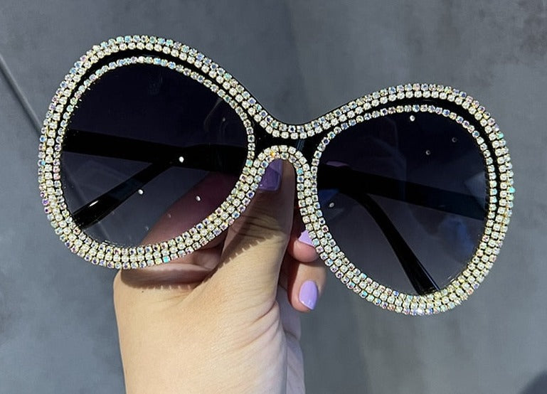 Women's Butterfly 'Passionate Heart' Plastic Sunglasses