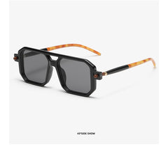 Men's Vintage Square 'Ambush Gear' Plastic Sunglasses