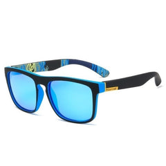 Men's Polarized Square 'Die Hard' Plastic Sunglasses