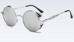 Men's Polarized Round 'Banshee Look' Metal Sunglasses