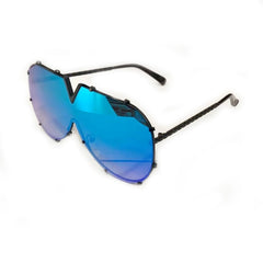 Men's Oversized Pilot ' Constantine II' Metal Sunglasses