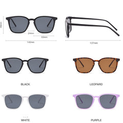 Women's Square 'Simple Aloha' Plastic Sunglasses