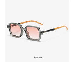 Men's Vintage Square 'Ambush Gear' Plastic Sunglasses