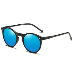 Women's Polarized Round 'Graciers' Plastic Sunglasses