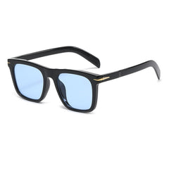 Men's Retro Square 'The Captain' Plastic Sunglasses