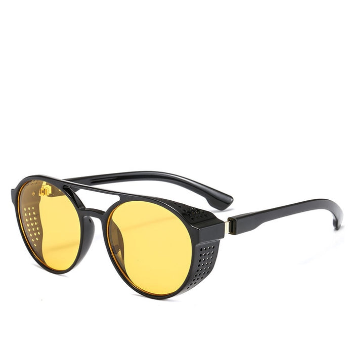 Men's Vintage Round 'Hunter Phobia' Plastic Sunglasses
