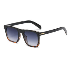 Men's Retro Square 'The Captain' Plastic Sunglasses