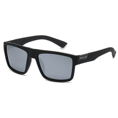 Men's  Polarized Square 'Stallion' Plastic Sunglasses