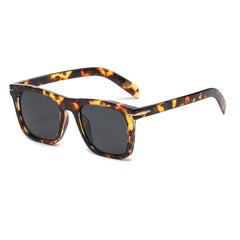 Men's Retro Square 'The Captain' Plastic Sunglasses