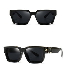 Women's Retro Rectangle ' Small Bullet' Plastic Sunglasses