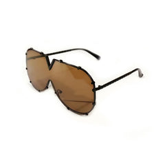 Men's Oversized Pilot ' Constantine II' Metal Sunglasses