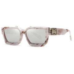 Women's Retro Rectangle ' Small Bullet' Plastic Sunglasses