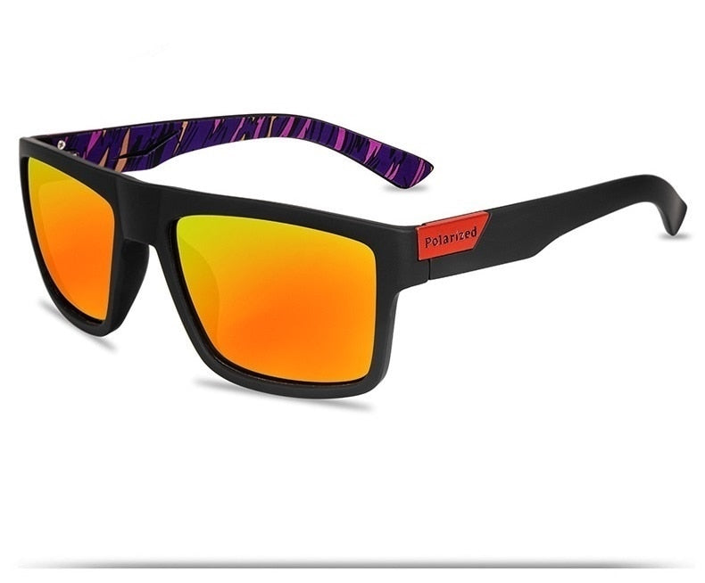 Men's Range Square 'Panter Gloss' Plastic Sunglasses