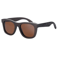 Men's Sqare Eco Friendly Wood 'About Time' Polarized Sunglasses