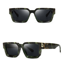 Women's Retro Rectangle ' Small Bullet' Plastic Sunglasses