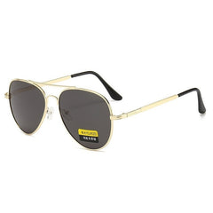 Men's Polarized Pilot 'Madison Met' Metal Sunglasses