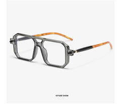 Men's Vintage Square 'Ambush Gear' Plastic Sunglasses