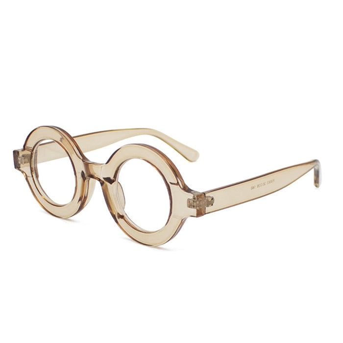 Women's Retro Small Round 'Marigold'  Plastic Sunglasses