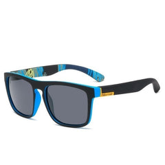 Men's Polarized Square 'Die Hard' Plastic Sunglasses