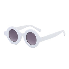 Women's Retro Small Round 'Marigold'  Plastic Sunglasses