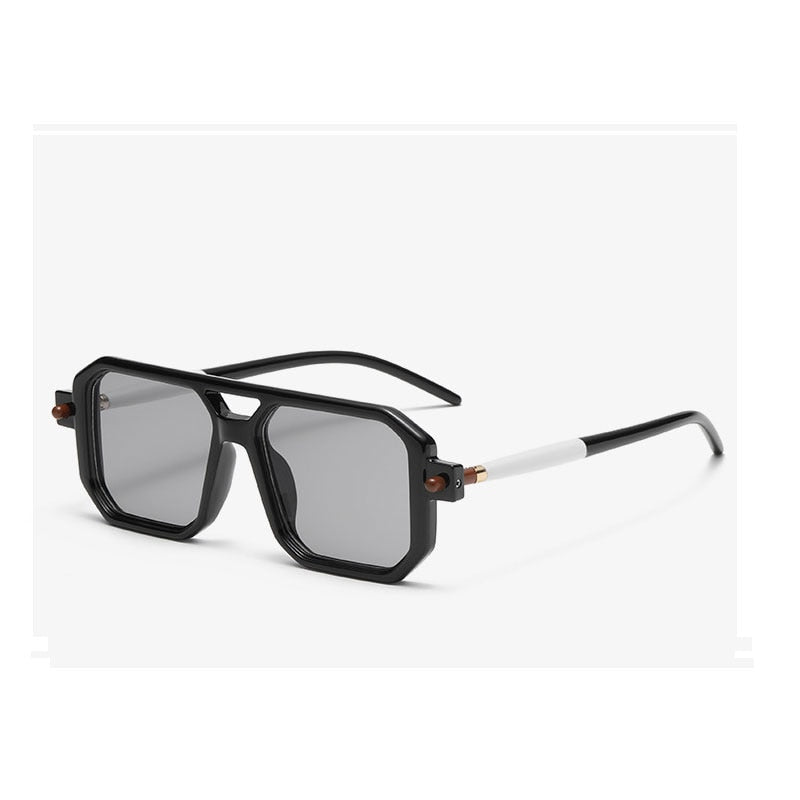 Men's Vintage Square 'Ambush Gear' Plastic Sunglasses