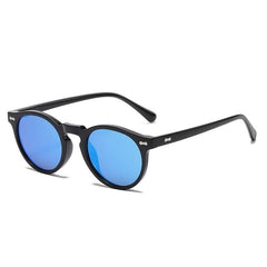 Women's Polarized Oval 'Love Angle' Plastic Sunglasses