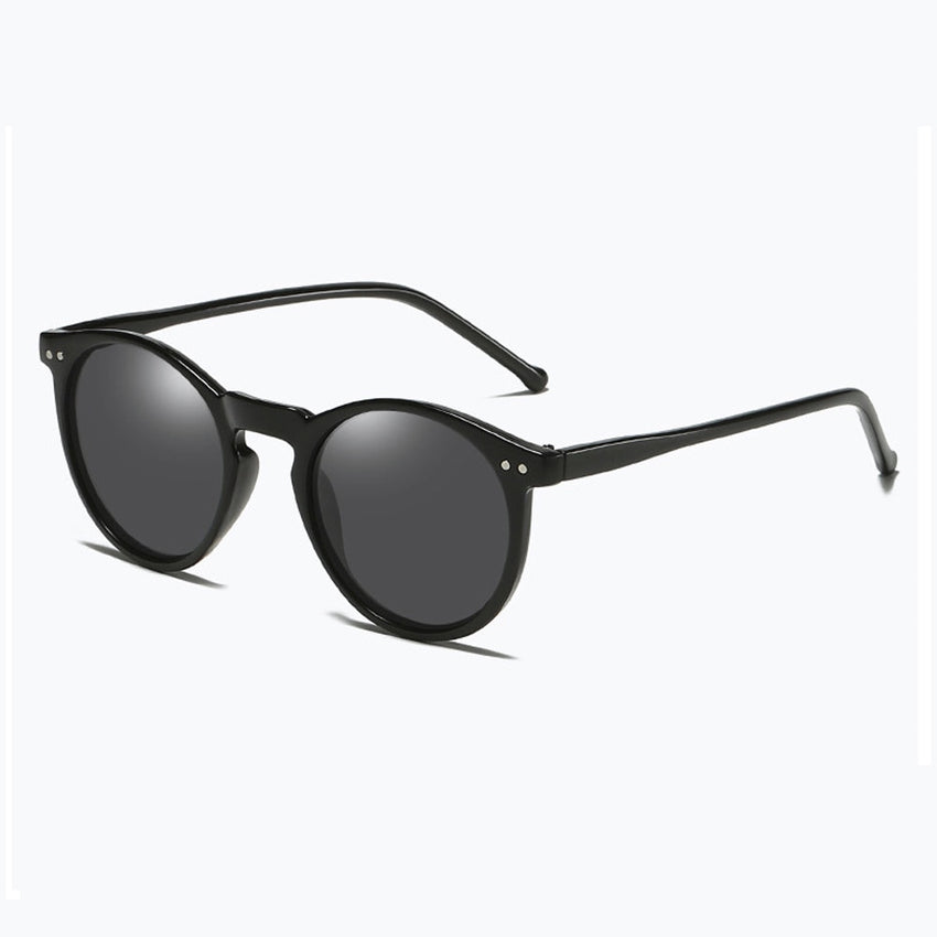 Women's Polarized Round 'Graciers' Plastic Sunglasses