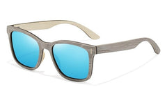 Women's Oval 'Kauri Pine' Wooden Sunglasses