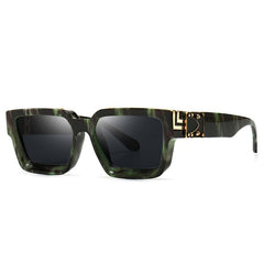 Women's Retro Rectangle ' Small Bullet' Plastic Sunglasses