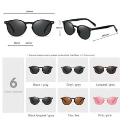 Women's Retro Round 'Hot Mama' Plastic Sunglasses