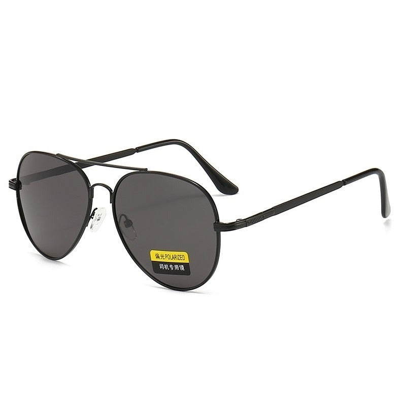 Men's Polarized Pilot 'Madison Met' Metal Sunglasses