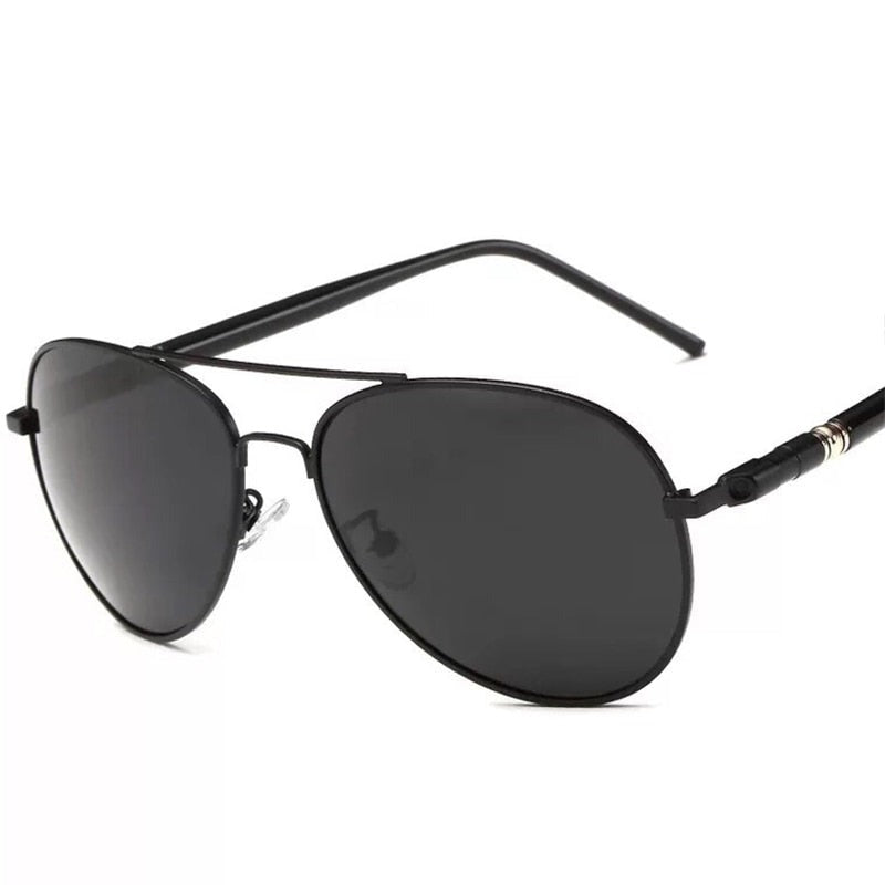 Men's  Polarized Pilot 'Dr. Johnny Dep'  Metal Sunglasses