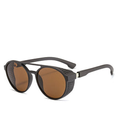 Men's Vintage Round 'Hunter Phobia' Plastic Sunglasses