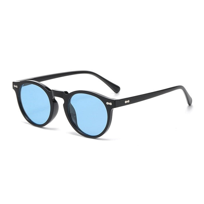 Women's Polarized Oval 'Love Angle' Plastic Sunglasses