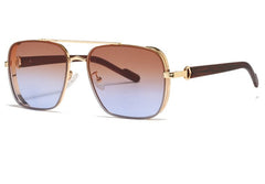 Men's Classic  Square 'Spirit' Sunglasses