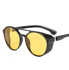 Men's Vintage Round 'Hunter Phobia' Plastic Sunglasses