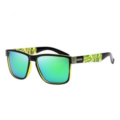 Men's Polarized Square 'Die Hard' Plastic Sunglasses