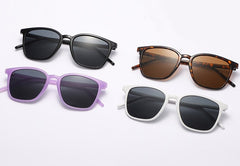 Women's Square 'Simple Aloha' Plastic Sunglasses