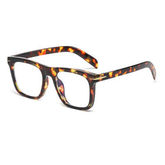 Men's Retro Square 'The Captain' Plastic Sunglasses