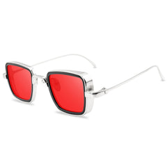 Men's Vintage Square 'Classic Blit' Metal Sunglasses