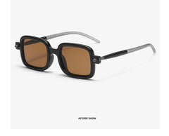 Men's Vintage Square 'Ambush Gear' Plastic Sunglasses