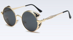 Men's Polarized Round 'Banshee Look' Metal Sunglasses